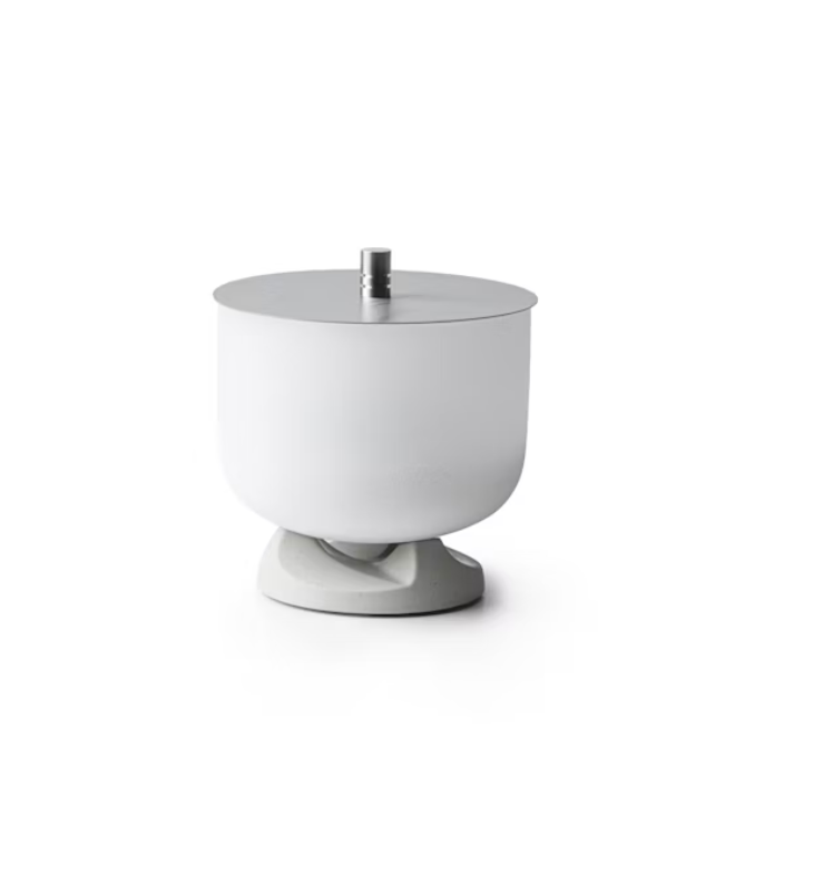 Glas Tischfeuerschale Set Table Concrete Ø 20 cm 